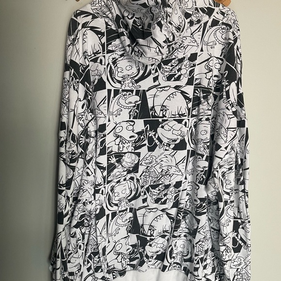 Nickelodeon Graphic Hoodie Splat Retro RUGRATS men’s pullover size 5XL - Picture 6 of 8